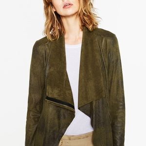 Zara Soft Suede/Leather Jacket